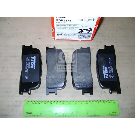 ➤ Колодка гальм. диск. TOYOTA CAMRY (_V20), CAMRY (_V30) задн. (вир-во TRW) GDB3374
