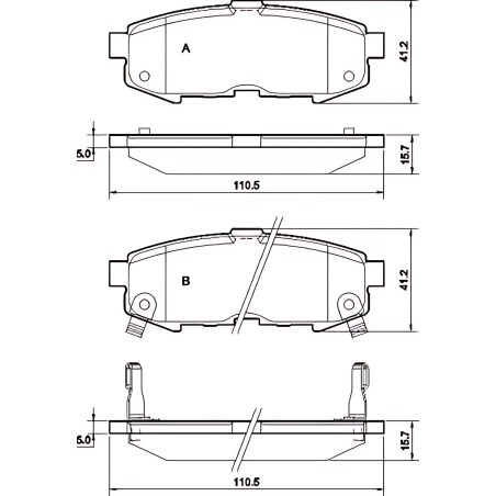 ➤ Колодка гальм. диск. OPEL INSIGNIA 1.6-2.8 08- SAAB 9-5 2.0TTID 10 - передн. (вир-во ABS) 37682
