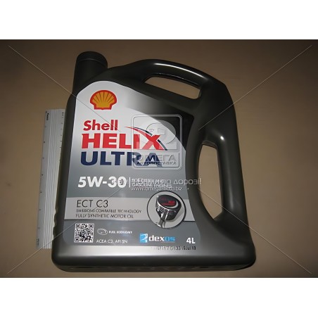 ➤ Олива моторна SHELL Helix Ultra ECT С3 5W-30 SN/CF (Каністра 4л) 550050441