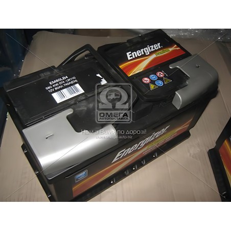 ➤ Акумулятор 80Ah-12v Energizer Prem. (315х175х175), R, EN740 580 406 074