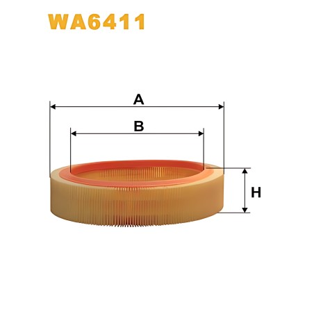 WA6411 Фільтр повітряний WA6411/AR229 (вир-во WIX-FILTERS) фото від Мотор-Агро Харків Україна