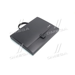 3772108 Портфель пластиковий, А-4 01від., пласт. замок, чорний, Economix фото від Мотор-Агро Харків Україна