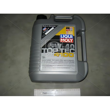 ➤ Олива моторна Liqui Moly TOP TEC 4100 5W-40 API SN/CF ACEA A3/B4/C3 (Каністра 5л) 7501/9511