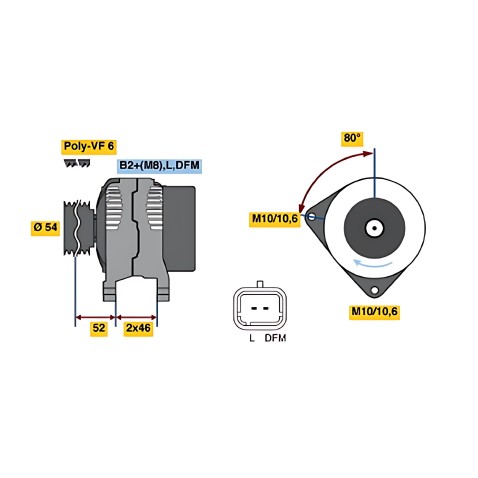 0580203425 ПАЛИВОПІДКАЧУЮЧИЙ НАСОС Fiat Doblo 1.3/1.6 MultiJet 2010- (вир-во BOSCH) фото від Мотор-Агро Харків Україна