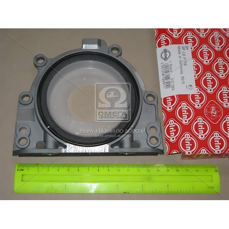 012.380 Сальник двигуна REAR VAG 1.6/1.8/2.0 98- у корпусі, з монтажною оболонкою PTFE (вир-во Elring) фото від Мотор-Агро Харкі