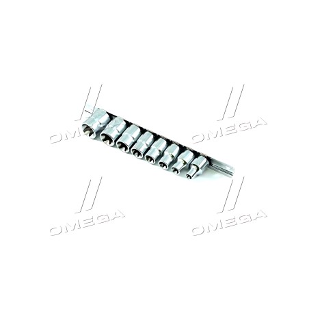 ➤ Набір головок TORX 3/8\" E8-E20 8од.(зірка Давида) GAAG0802(TOPTUL) GAAG0802