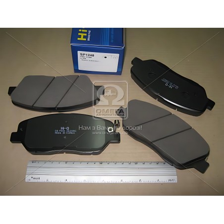 ➤ Колодка гальм. диск. KIA MOHAVE 3.8 V6/3.0CRDI 07- передн. (вир-во SANGSIN) SP1248