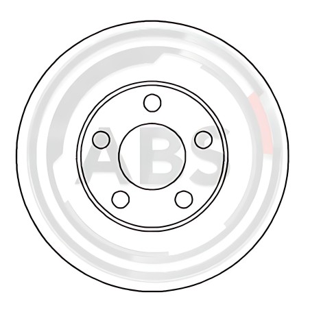 ➤ Диск гальмівний AUDI/VW 100/200/A3/A4/A6/Passat передн. вент. (вир-во ABS) 16098