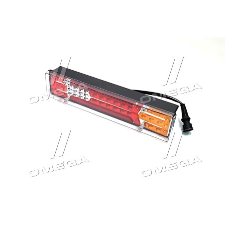 DK 3710L.01 Ліхтар ГАЗ 3302 задн. LED лев. (червона вставка) 12/24В ДК фото від Мотор-Агро Харків Україна