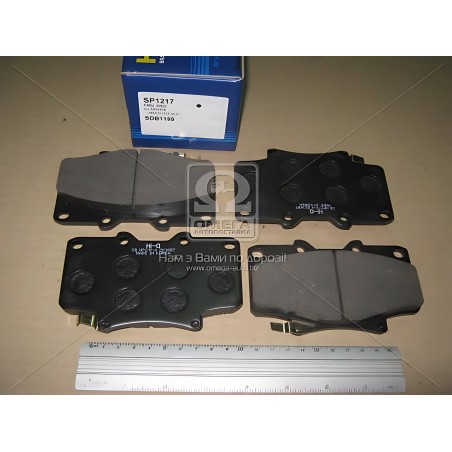 ➤ Колодка гальм. диск. TOYOTA LANDCRUISER 80 передн. (вир-во SANGSIN) SP1217