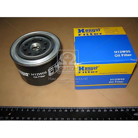 H12W05 Фільтр мастильний двигуна ВАЗ 2101-2107 2108-09 (низький 72мм OC4) (вир-во Hengst) фото від Мотор-Агро Харків Україна