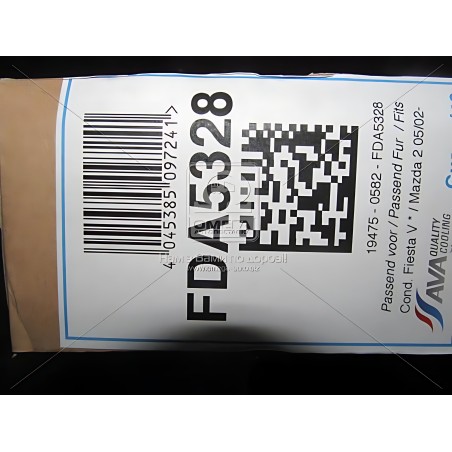 ➤ Конденсор кондиціонера FIESTA5/FUSION/MAZDA2 02- (Ava) FDA5328