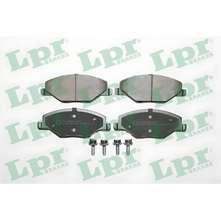 05P1795 Колодка гальм. диск. SKODA FABIA 1.2-1.6 2007-2014, VW POLO 1.6 2010 - передн. (вир-во LPR) фото від Мотор-Агро Харків У