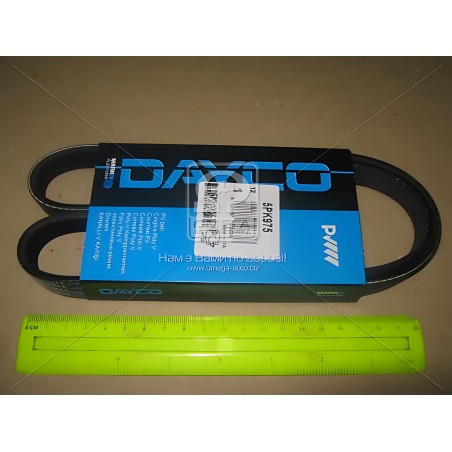 ➤ Ремінь поліклін. DAEWOO LANOS седан (KLAT) 1.5 (Вир-во DAYCO) 5PK975