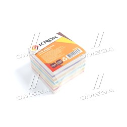 ➤ Папір для нотаток, 90х90 1000арк., мікс н/кл., інд.уп., KROK 0131002