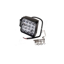 ➤ Фара LED квадратна 48W, 16 ламп, 110*110мм, 3300Lm широкий промінь 12/24V 6000K (LITLEDA, JUBANA) 453701052