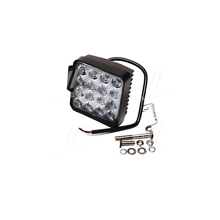 ➤ Фара LED квадратна 48W, 16 ламп, 110*110мм, 3300Lm широкий промінь 12/24V 6000K (LITLEDA, JUBANA) 453701052