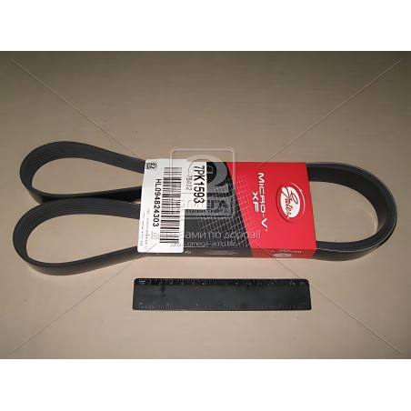 ➤ Ремінь поліклін. 7PK1593 (вир-во Gates) 7PK1593