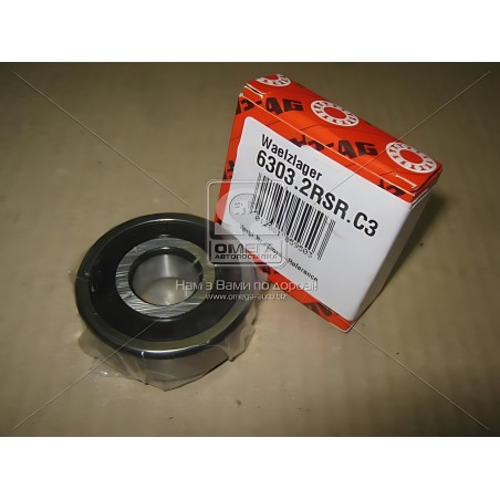 6303.2RSR.C3 Шарикопідшипник радіальний діам. до 60мм (вир-во FAG) фото від Мотор-Агро Харків Україна