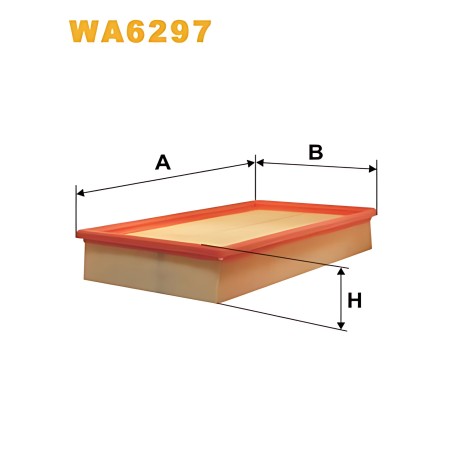 ➤ Фільтр повітряний MB 210 WA6297/AP118/1 (вир-во WIX-FILTERS UA) WA6297