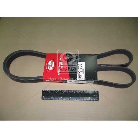 ➤ Ремінь поліклін. 6PK1700 (Вир-во Gates) 6PK1700