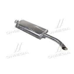 60-1205015 Глушник МТЗ, ЮМЗ короткий чорний. (L 930 мм) (ЗНАК ЯКОСТІ 88) фото від Мотор-Агро Харків Україна