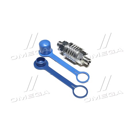 ➤ Муфта розри. євро клапан двосторон. Н.036.48.000К S19 (М16х1,5) (ТМ Hydrosila) QR 12-CM M16x1,5