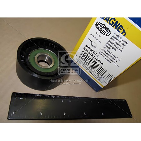 ➤ Ролик ведучий MITSUBISHI, NISSAN, OPEL, RENAULT, VOLVO (Вир-во Magneti Marelli, кор. код MPQ0014) 331316170014