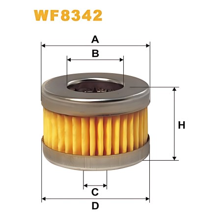 WF8342 Фільтр палив. газ. обладнання LANDI WF8342/PM999/2 (вир-во WIX-FILTERS) фото від Мотор-Агро Харків Україна