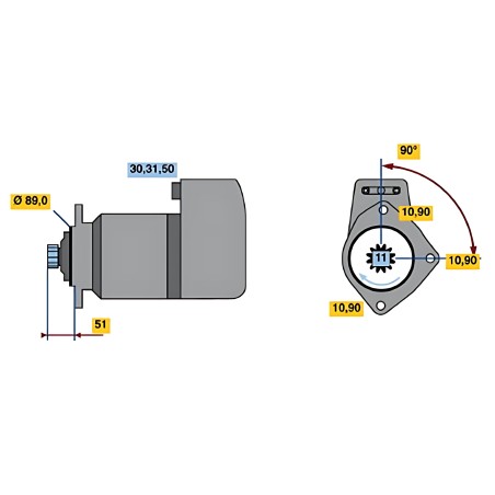 ➤ Фільтр паливний TOYOTA AURIS, COROLLA 1.4-2.0 D-4D 06- (вир-во BOSCH) F026402110