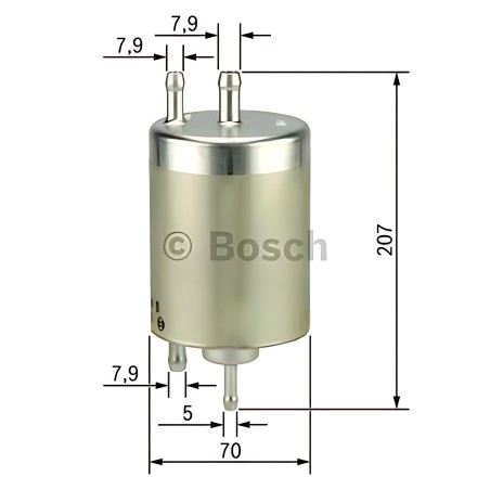➤ Фільтр паливний BMW X5 3.0-4.8 99-06 (вир-во BOSCH) F026403000
