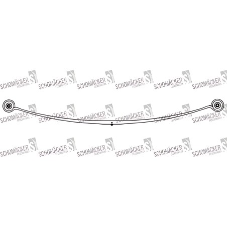 33961000 Ресора MB Sprinter 1 лист. (вир-во Schomaecker) фото від Мотор-Агро Харків Україна