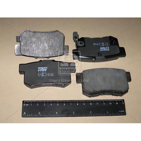 ➤ Колодка гальм. диск. HONDA ACCORD, CIVIC задн. (вир-во TRW) GDB3175