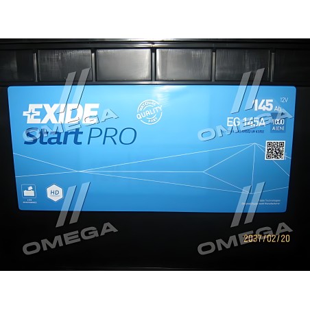 ➤ Акумулятор 145Ah-12v Exide Start PRO (360х253х240), R, EN1000 EG145A
