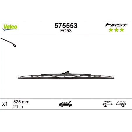 ➤ Щітка склоочис. 525 FIRST (вир-во Valeo) 575553
