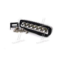 DK B2-18W-A SL Фара LED прямокутна 18W, 6 ламп, 159,8 * 45,2,2мм, вузький промінь ДК фото від Мотор-Агро Харків Україна