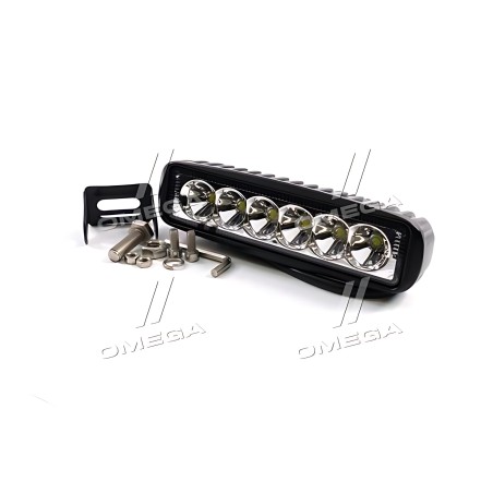 DK B2-18W-A SL Фара LED прямокутна 18W, 6 ламп, 159,8 * 45,2,2мм, вузький промінь ДК фото від Мотор-Агро Харків Україна