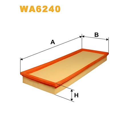 ➤ Фільтр повітряний FORD MONDEO WA6240/AP074 (вир-во WIX-FILTERS UA) WA6240