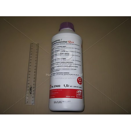 ➤ Антифриз FEBI фіолетовий концентрат G12 ++ VW TL 774G MB 325.6, MB 325.5 (Каністра 1,5л) 37400
