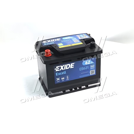 ➤ Акумулятор 62Ah-12v Exide EXCELL (242х175х190), L, EN540 EB621