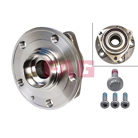 ➤ Маточина з підшипником AUDI A3, SEAT LEON, VW PASSAT 12 перед./зад. міст (Вир-во FAG) 713 6109 80