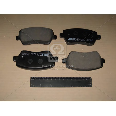 ➤ Колодка гальм. диск. NISSAN/RENAULT MICRA/MODUS передн. (вир-во ABS) 37395