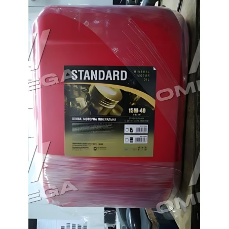 48021136968 Масло моторн. мінеральне 15w40 Standard SF/CC (Каністра 20л/15кг) ДК фото від Мотор-Агро Харків Україна