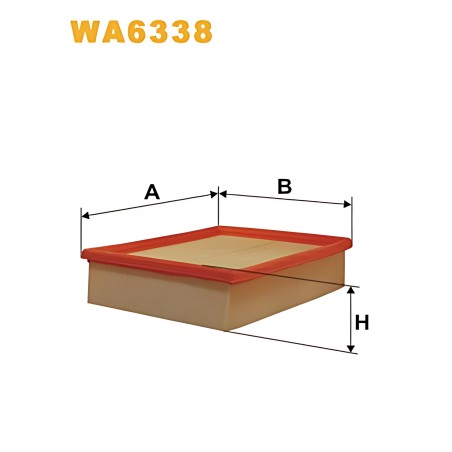 ➤ Фільтр повітряний OPEL VECTRA AP153/WA6338 (вир-во WIX-FILTERS UA) WA6338