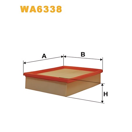 ➤ Фільтр повітряний OPEL VECTRA AP153/WA6338 (вир-во WIX-FILTERS UA) WA6338