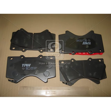 ➤ Колодка гальм. диск. TOYOTA LAND CRUISER 200 4.5D/4.7/5.7 08 - передн. (вир-во TRW) GDB3524