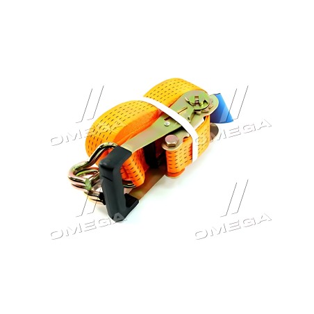 ➤ Стяжка вантажу, 5t. 50mm.x8m.(0.5+7.5) прогум. ручка ДК DK-3909