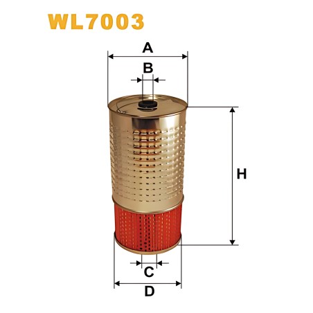 WL7003 Фільтр масляний двигуна MB 100D WL7003/OC601/1 (вир-во WIX-FILTERS) фото від Мотор-Агро Харків Україна