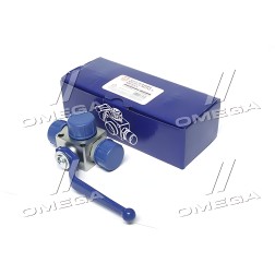 DK-9002 Кран кульовий гідравлічний 3-х ходовий S32хS32хS32 (М27x1,5-М27x1,5-М27x1,5) ДК фото від Мотор-Агро Харків Україна