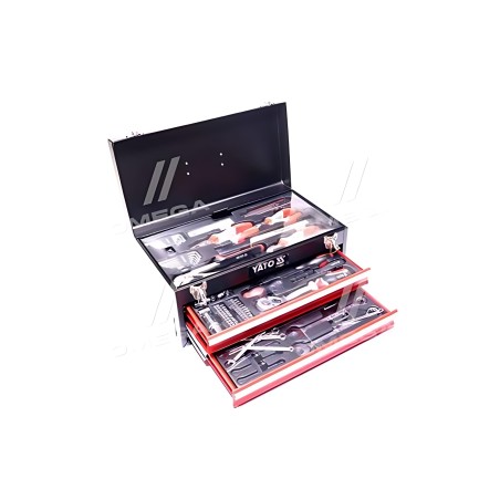 YT-38951 Ящик YATO з інструментами 80 шт., 3-ярусний з 2 ящиками (YATO) фото від Мотор-Агро Харків Україна